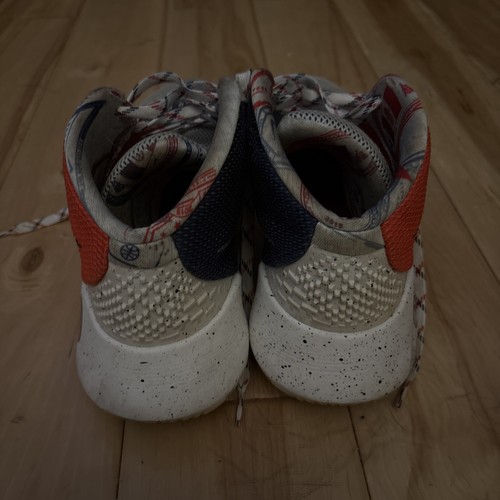 Nike KD Trey 5 III Mens Basketball Shoes Sz10 Mesh-812558-990 Orange Blue Read - Picture 5 of 7