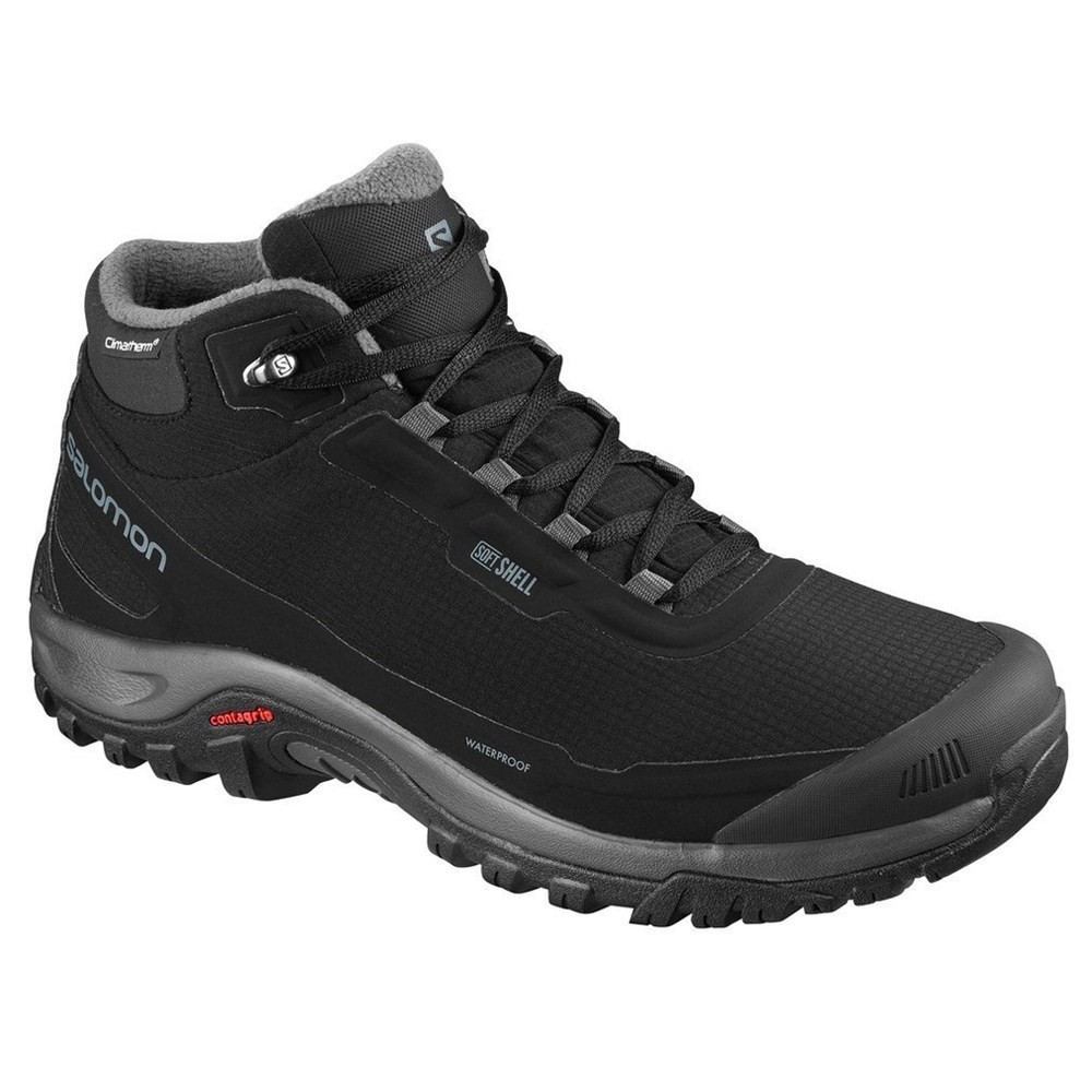 Scarpe Da trekking Uomo Salomon Shelter CS WP 411104 Nero