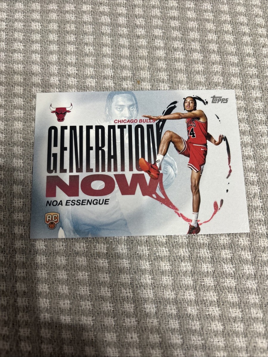 2025-26 Topps Generation Now Insert #GN-12 Noa Essengue RC Chicago
