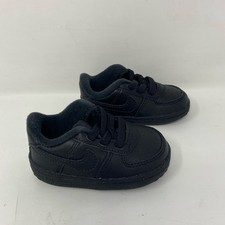 Nike Force 1 Crib CB Triple Black Baby Shoes 3C CK2201-001