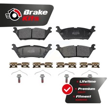 Rear Semi-Metallic Brake Pads Set For 2021-2025 Ford F-150