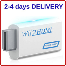 Wii to HDMI Adapter Converter 1080P HDMI Output Wii Connector with 3.5Mm Audio 