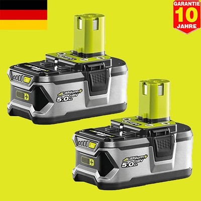 2X 18V 5Ah Original Akku für RYOBI One+ Plus Lithium RB18L50 P108 P104 Batterie