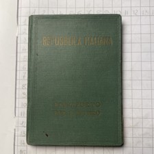 Passaporto Repubblica Italiana 1947 Genova X Svizzera Francia Marche Da Bollo