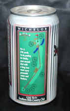 Missouri 12oz - Anheuser-Busch - MICHELOB LIGHT 1995 GOLF 12th Hole S Hills Ball