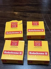 Vintage KODACHROME II Movie Film Expired 1970-1974 Never Opened. Lot Of 4