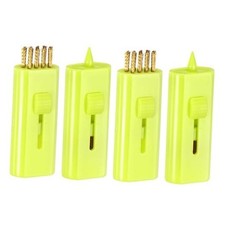 Retractable Golf Club Brush - Double Side Pocket Club Groove Cleaner Use Yellow