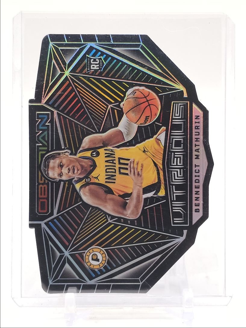 BENNEDICT MATHURIN 2022-23 OBSIDIAN VITREOUS ROOKIE DIE CUT RC Q1339