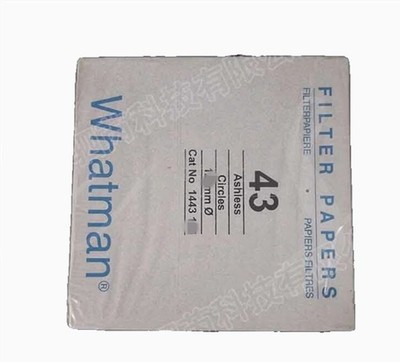 100/PK 1443-185 No. 43 Quantitative   Paper for Spectrographic Analysis #as