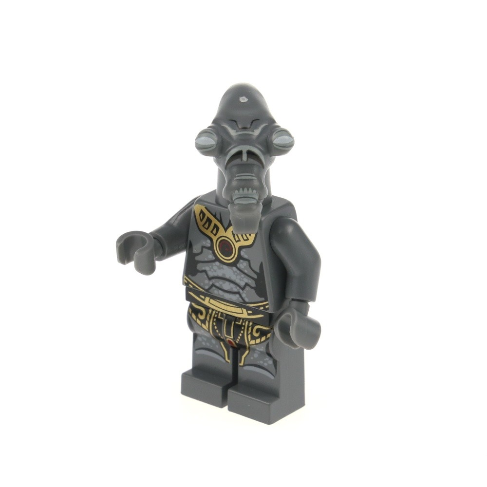 1x LEGO Star Wars Clone Wars Geonosian Zombie Minifigure Dark Gray 9491 sw0382