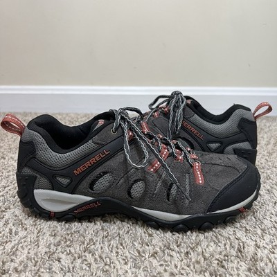 Merrell Men's Crosslander Vent Low Hiking Shoes Gray Size 8.5 J343406C