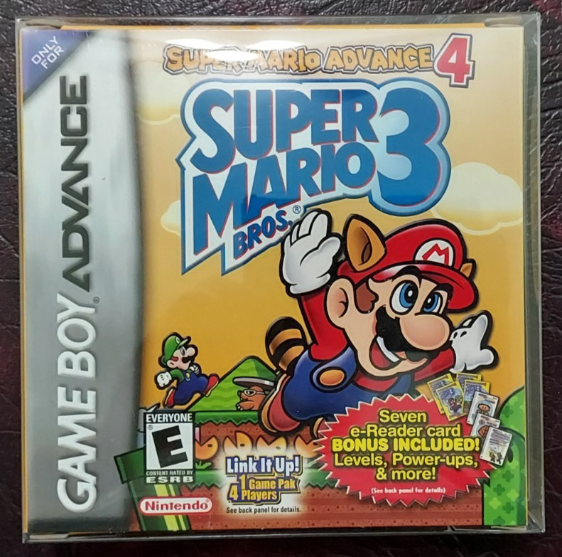 Super Mario Bros. 3 SM Advance 4 (Nintendo Game Boy Advance, 2003) Tested CIB