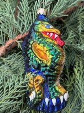 Old World Chinese Dragon Glass Christmas Ornament Mia Studio Poland