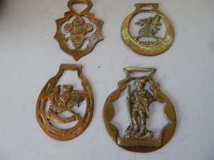 Horse Brass Medallion Antique Show Parade Harness SET 4 1 PRICE FROM ENGLAND