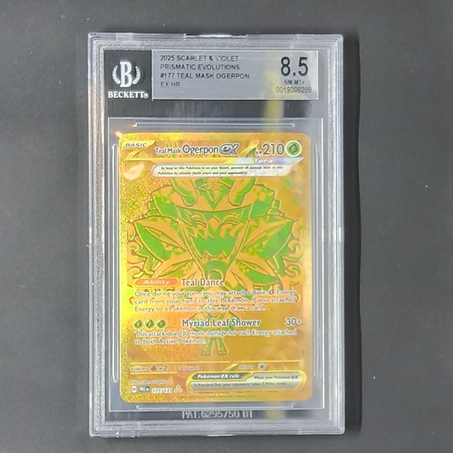 Teal Mask Ogerpon ex graded BGS 8.5 for sale on eBay