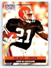 1991 Pro Set Spanish #42 Eric Metcalf Fresh Break EX-EXMINT