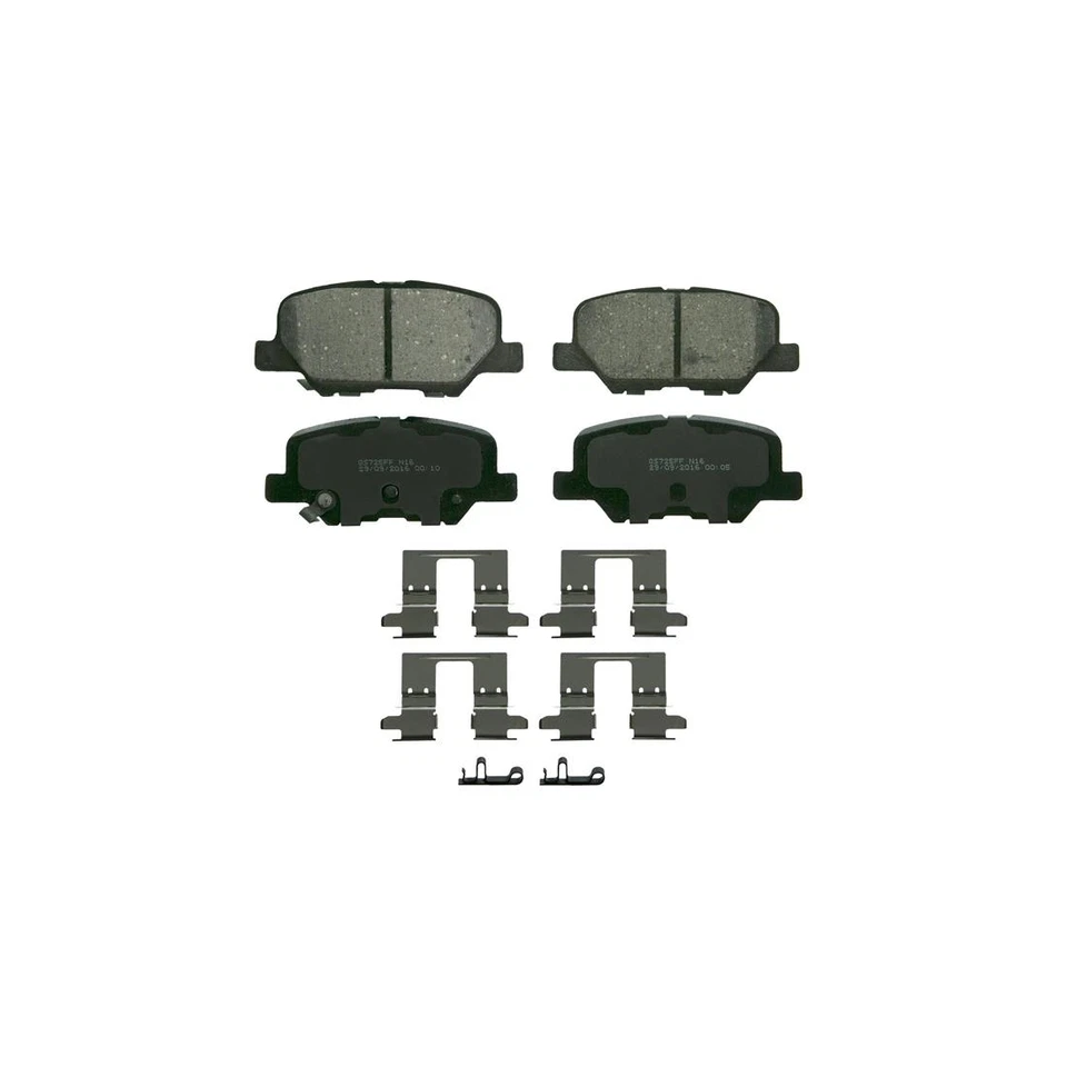 Juego de pastillas de freno de disco delanteras traseras para Mitsubishi Outlander 2014-2016 Foto 3 de 4