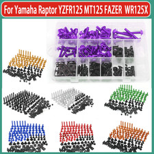 177PCS Fairing Bolts Kit Bodywork Screws For Yamaha YZFR125 MT125 FAZER WR125X