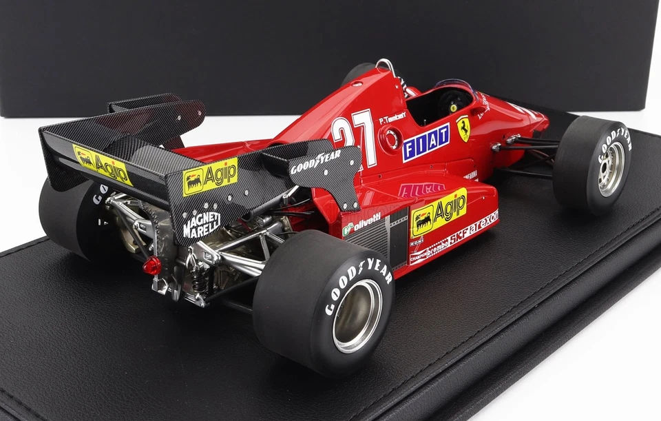 MODELLINO AUTO STATICO GP REPLICAS FERRARI F1 126C3 TAMBAY 1983 SCALA 1/18 - Immagine 2 di 4