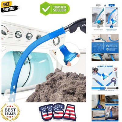 Dryer Vent Cleaner Kit Vacuum Hose Attachment Compatible with Most Vacuum Cle...