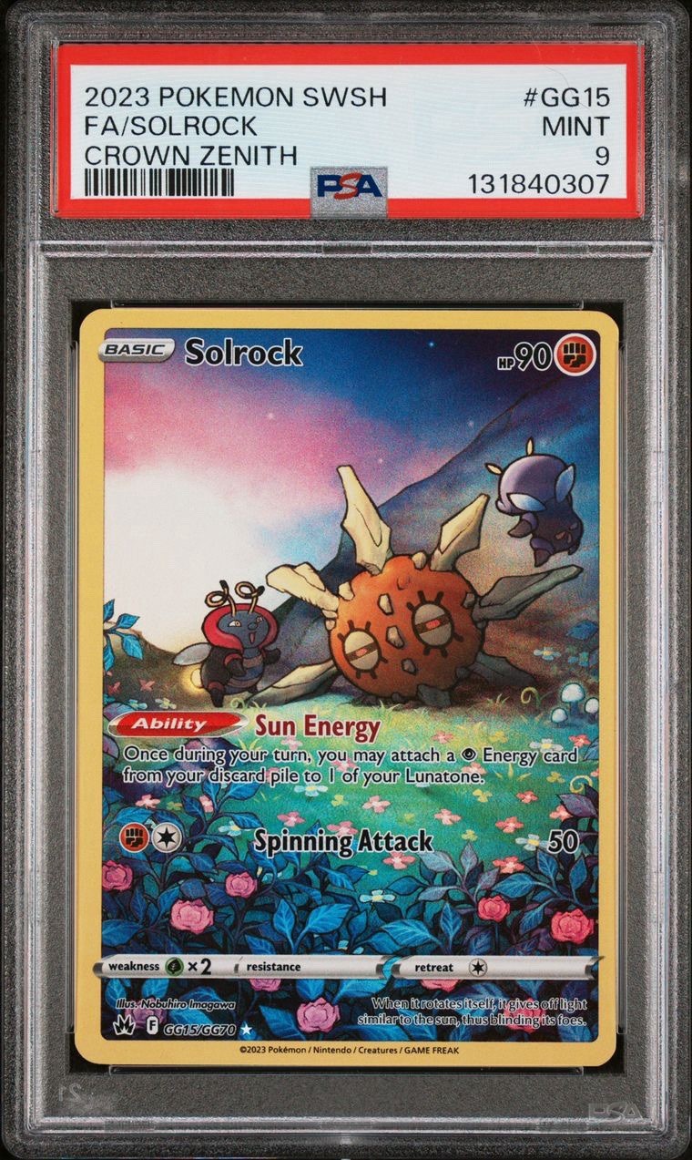 Solrock GG15/GG70 Crown Zenith: Galarian Gallery Holo