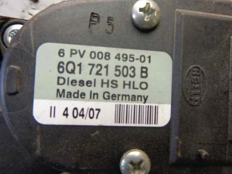 6Q1721503B PEDALE DELL ACCELERATORE / 360346 PER SEAT IBIZA 6L1 1.9 TDI Foto 2 de 4