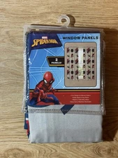 Marvel Spider-Man Window Panels 2-Pack Red Blue Design