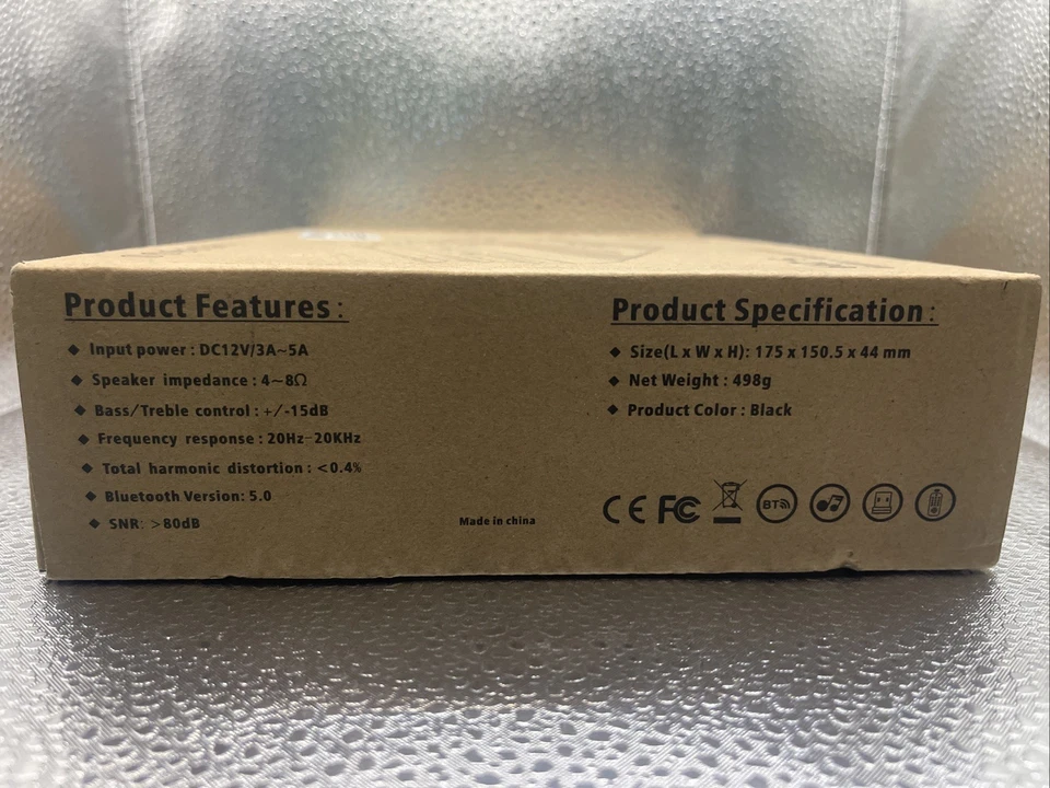 Facmogu S-299 Black Remote Control Mini 4.1 Ch Bluetooth Audio Source Amplifier - Image 2 of 3