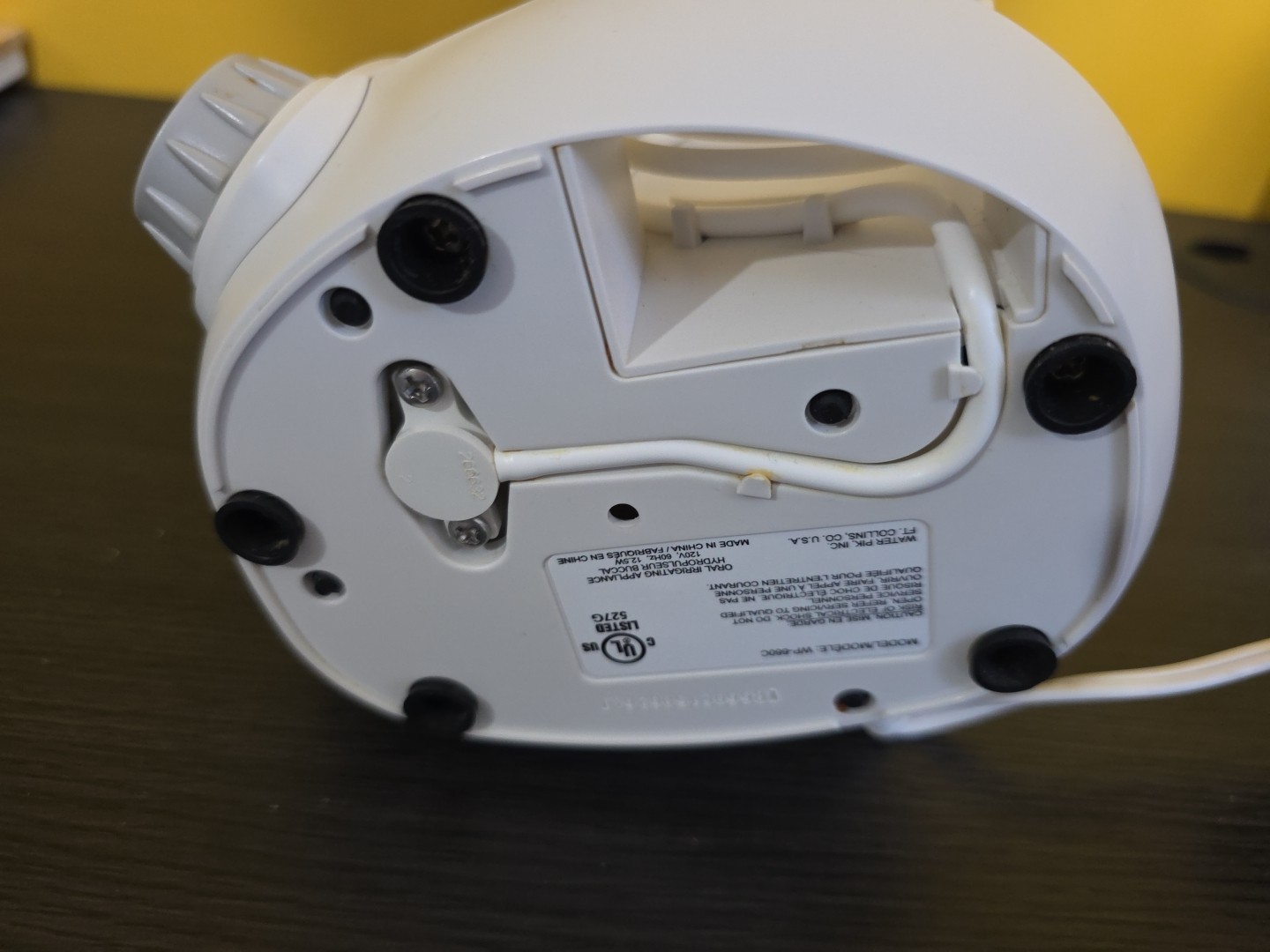 New (No Box) Waterpik Water Flosser Aquarius WP-660C - White Free Ship