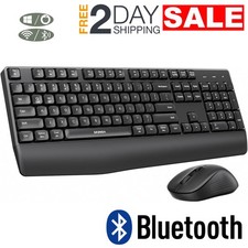 Combo De Teclado y Mouse Bluetooth Inal mbrico Para Laptop Tablet Set En Oferta