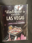 Las Vegas Welcome Sign 5 Gram .999 Fine Silver Colorized Art Bar In Assay Card