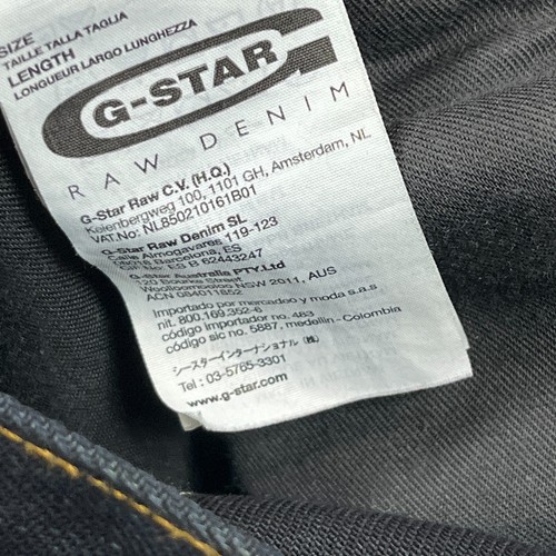 G Star Raw Jeans Blades Tapered Blue Designer Mens W32 L29 - Picture 10 of 17