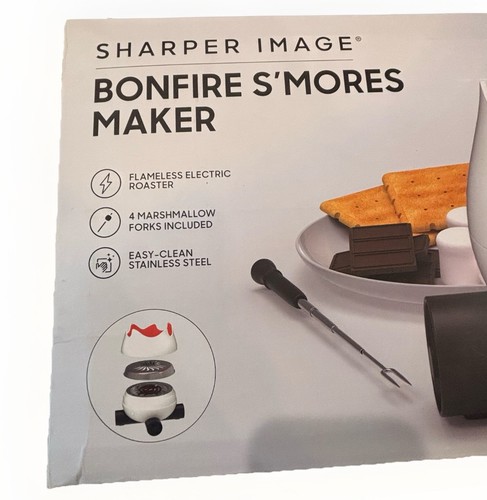 Flammenloser Sharper Image S’mores Maker einfache Reinigung Lagerfeuer nie benutzt UVP 70 $ - Bild 6 von 10