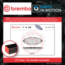 Brake Pads Set fits DAEWOO LANOS KLAT 1.3 Front 1997 on A13SMS Brembo 96273708