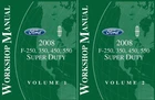 2008 Ford F250-F550 Super Duty Truck Shop Service Repair Manual Book Engine