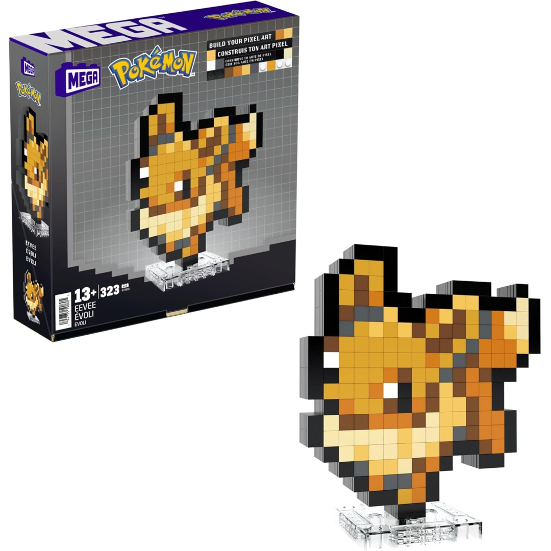 Mega Pokémon Eevee Building Set New