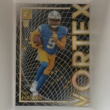 Panini Donruss 2025 Vortex Tre Harris #21 Los Angeles Chargers Football Card
