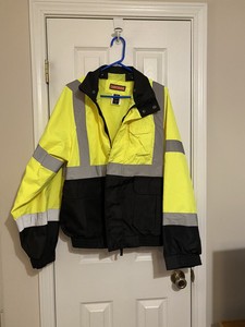 Nueva chaqueta de trabajo reflectante artesano. de Hombre Talla Grande.  totalmente forrado, no aislado | eBay