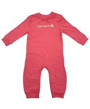 Carhartt Babies' Long-Sleeve Coveralls Pink Lemonade