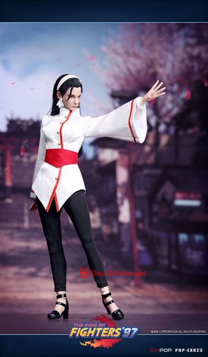 Figura de acción POPTOYS EX023 escala 1/6 KOF97 Chizuru Kagura en stock usada - Imagen 2 de 13