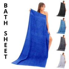Jumbo Bath Sheets Towels 500 GSM 100% Egyptian Cotton Towels Home Collection