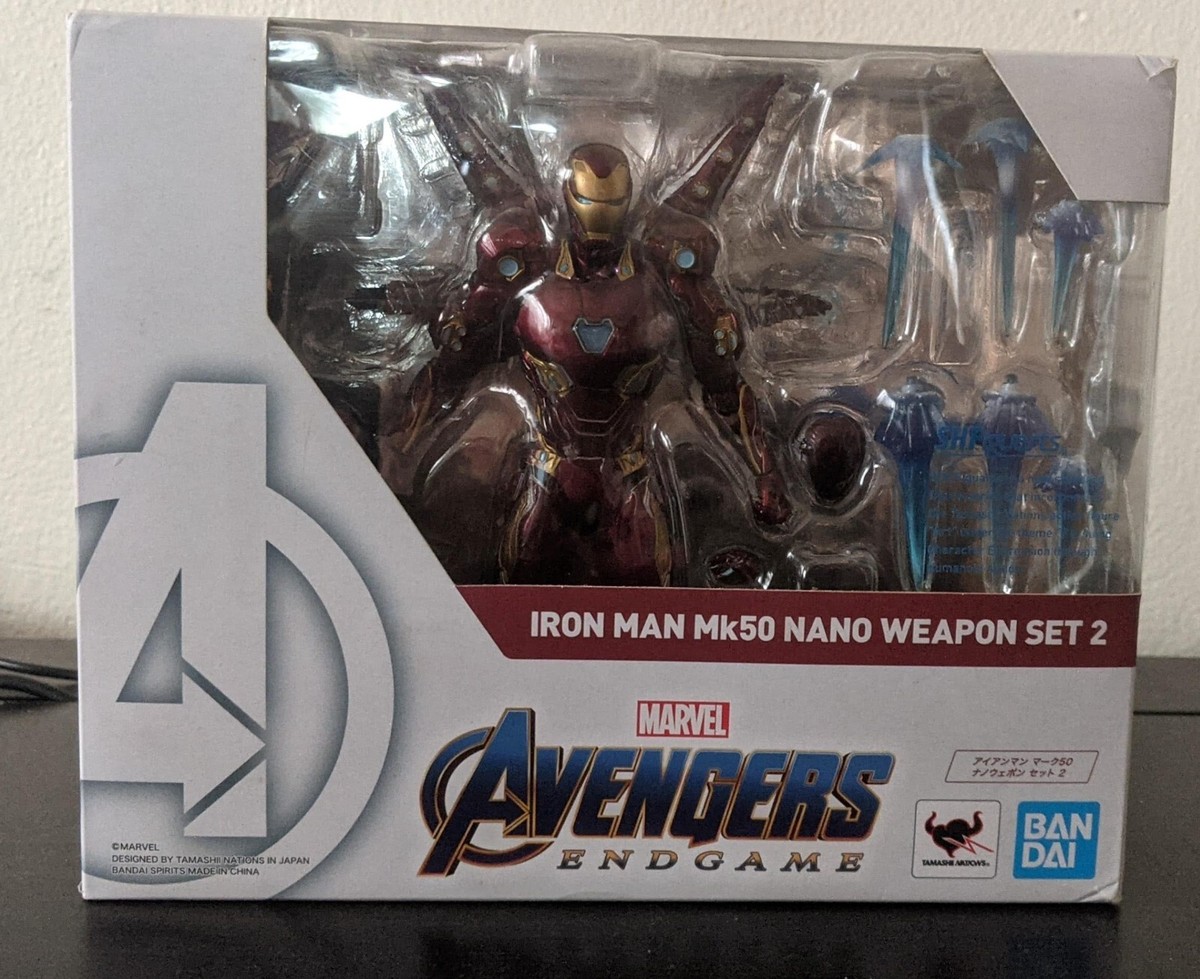 SH Figuarts Iron Man Mk 50 Nano Weapon Set 2: Avengers Endgame | eBay