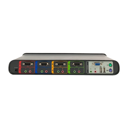 Belkin OmniView 4 Port SOHO KVM Switch + Audio F1DS104J w/ Adapter - 第 4/8 張圖片