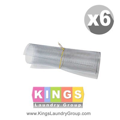 6pcs 18'' x 30''metal Lint Screen For Dexter 30lb Stack Dryer 9555-057-002 