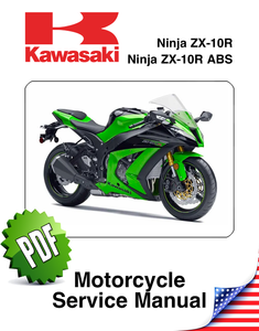 Kawasaki Ninja Zx10r Service Manual In Pdf Format Ebay