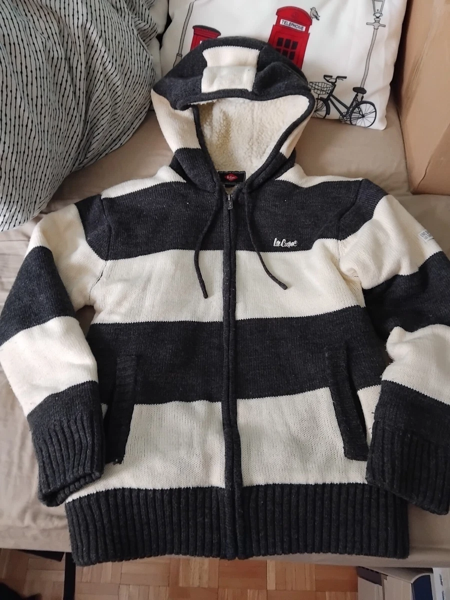 Sudadera con capucha gruesa Lee Cooper talla pequeña adultos