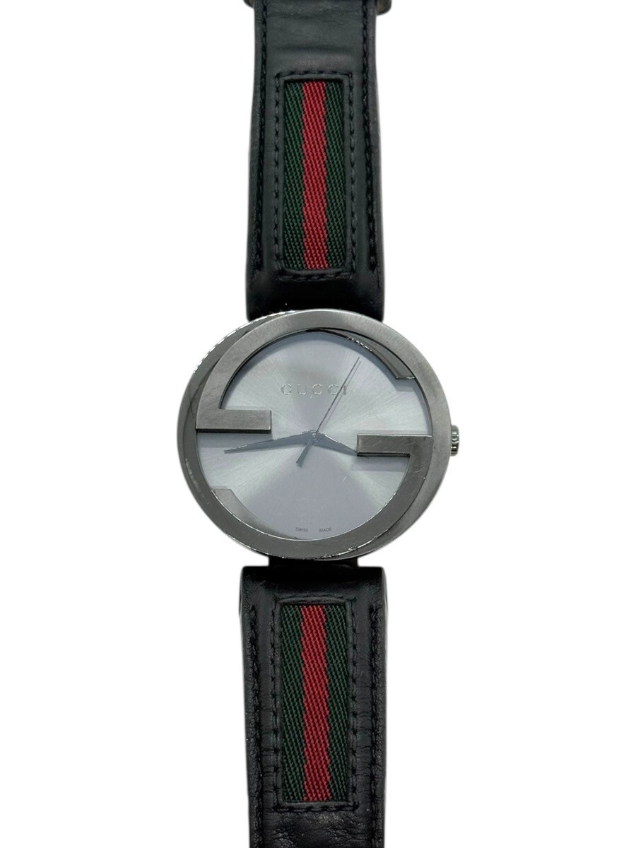 Gucci Interlocking Stainless Steel Watch 133.2 w/ Box | eBay