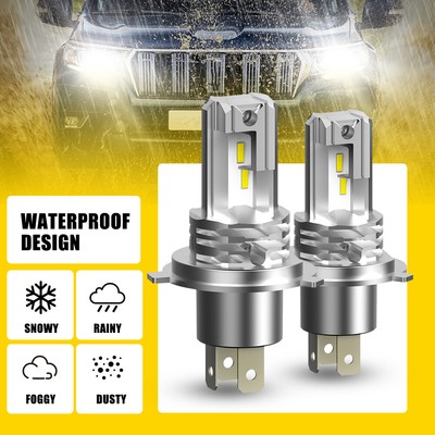 AUXITO H4 LED Headlight Conversion Bulb Hi-Lo Beam Lamp 6500K Super White 2/4/6X