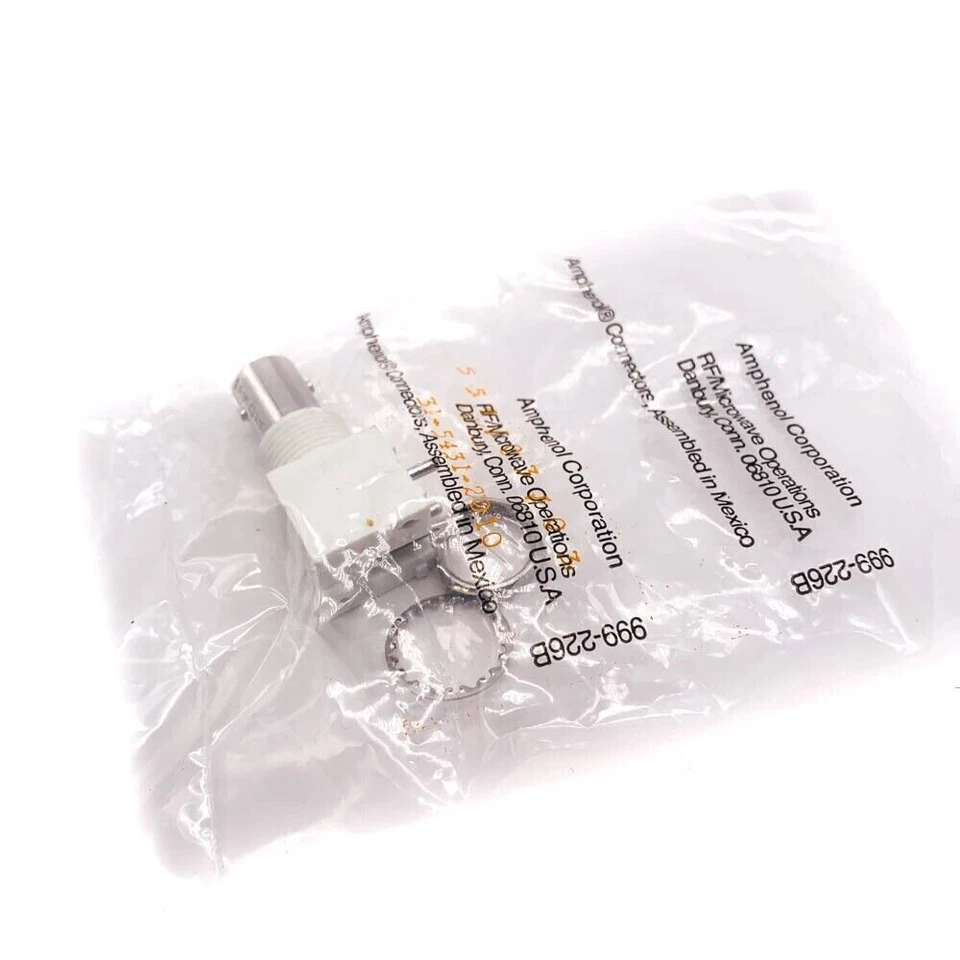 Amphenol RF 31-5431-2010 RF Coaxial BNC Connector Right Angle Jack 50 Ohms 1 GHz - Image 3 of 4