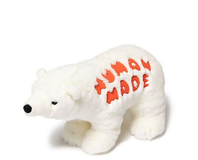 HUMAN MADE ホワイト クマ ぬいぐるみ Human Made Polar Bear Plush Doll Animal Dolls Home Bedrooms